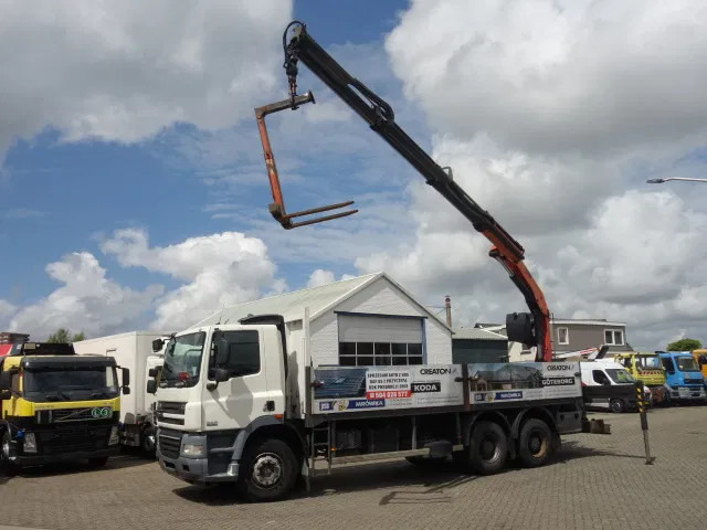 DAF CF 360 6X4 MANUAL GEAR STEELSPRINGS 18,5 TON PALFINKER - Xe tải thùng lửng/ Phẳng, Xe cẩu tự hành: hình 1 DAF CF 360 6X4 MANUAL GEAR STEELSPRINGS 18,5 TON PALFINKER - Xe tải thùng lửng/ Phẳng, Xe cẩu tự hành: hình 1
