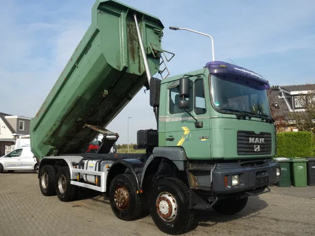 MAN 35.414 MEILLER 20cub steel kipper - Xe ben: hình 1 MAN 35.414 MEILLER 20cub steel kipper - Xe ben: hình 1