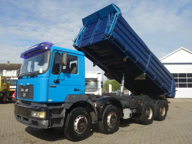 MAN 41-414 MEILLER KIPPER 8X4,MANUAL POMP - Xe ben: hình 2 MAN 41-414 MEILLER KIPPER 8X4,MANUAL POMP - Xe ben: hình 2