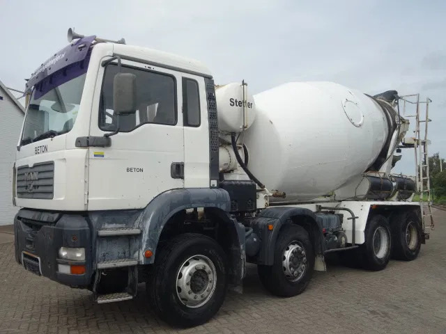 MAN TGA 35.360 8X4 MIXER STEEL SPRINGS BIG AXELS MANUAL FEUL POMP - Xe trộn bê tông: hình 2 MAN TGA 35.360 8X4 MIXER STEEL SPRINGS BIG AXELS MANUAL FEUL POMP - Xe trộn bê tông: hình 2