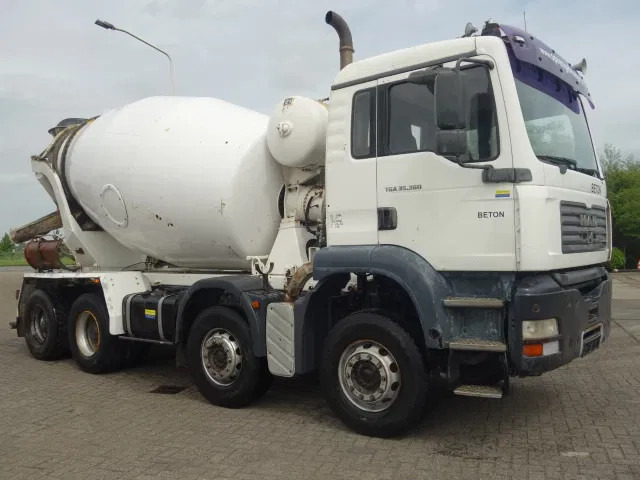 MAN TGA 35.360 8X4 MIXER STEEL SPRINGS BIG AXELS MANUAL FEUL POMP - Xe trộn bê tông: hình 1 MAN TGA 35.360 8X4 MIXER STEEL SPRINGS BIG AXELS MANUAL FEUL POMP - Xe trộn bê tông: hình 1