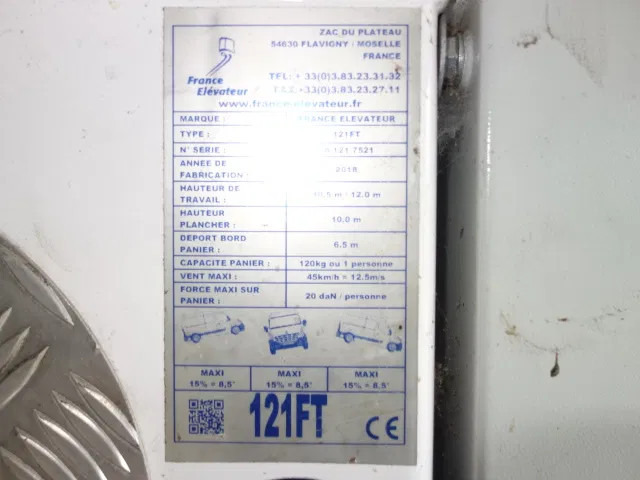 Xe tải nhỏ Renault Master ELEVATEUR FRANCE 12 METER EURO 6,AIRCO: hình 12 Xe tải nhỏ Renault Master ELEVATEUR FRANCE 12 METER EURO 6,AIRCO: hình 12