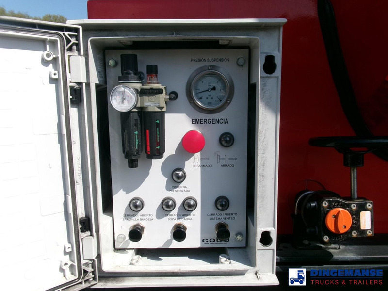 Sơ mi rơ moóc bồn COBO Bitumen tank inox 34 m3 / 1 comp: hình 11