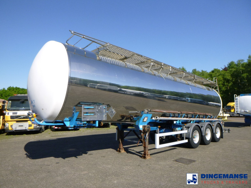 Clayton Chemical tank inox L4BN 37.5 m3 / 1 comp - Sơ mi rơ moóc bồn: hình 1 Clayton Chemical tank inox L4BN 37.5 m3 / 1 comp - Sơ mi rơ moóc bồn: hình 1