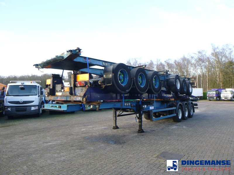 Crane Fruehauf Stack - 3 x container trailer 20-20-30-40 ft - Xe chở container/ Xe tải hoán đổi thân: hình 1 Crane Fruehauf Stack - 3 x container trailer 20-20-30-40 ft - Xe chở container/ Xe tải hoán đổi thân: hình 1