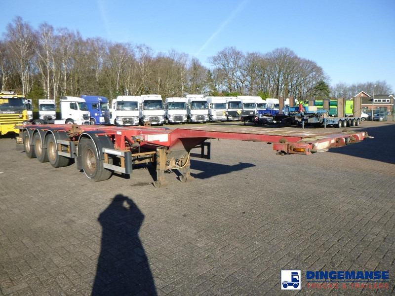 D-Tec 4-axle container combi trailer (3 + 1 axles) 20-30-40-45 ft - Xe chở container/ Sơ mi rơ moóc hoán đổi thân: hình 2 D-Tec 4-axle container combi trailer (3 + 1 axles) 20-30-40-45 ft - Xe chở container/ Sơ mi rơ moóc hoán đổi thân: hình 2