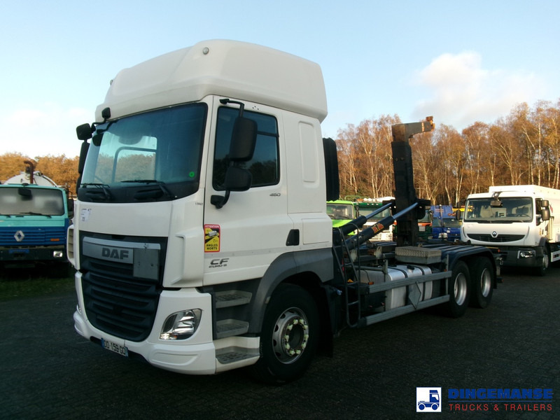 DAF CF 460 6x2 Euro 6 Hyva container hook 20 t - Xe tải nâng móc: hình 1 DAF CF 460 6x2 Euro 6 Hyva container hook 20 t - Xe tải nâng móc: hình 1