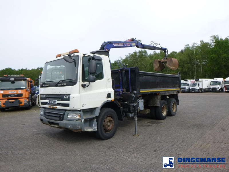 DAF CF 75.310 6x4 RHD tipper + HMF 1144 K-1 + grapple - Xe cẩu tự hành: hình 5 DAF CF 75.310 6x4 RHD tipper + HMF 1144 K-1 + grapple - Xe cẩu tự hành: hình 5