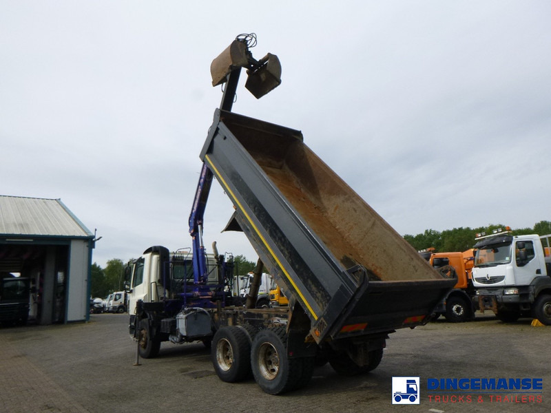 DAF CF 75.310 6x4 RHD tipper + HMF 1144 K-1 + grapple - Xe cẩu tự hành: hình 3 DAF CF 75.310 6x4 RHD tipper + HMF 1144 K-1 + grapple - Xe cẩu tự hành: hình 3
