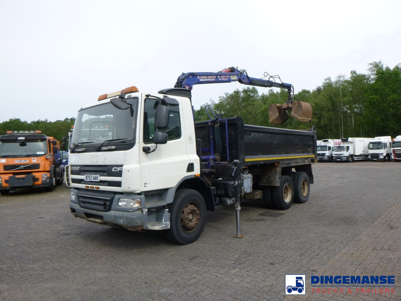 DAF CF 75.310 6x4 RHD tipper + HMF 1144 K-1 + grapple - Xe cẩu tự hành: hình 5 DAF CF 75.310 6x4 RHD tipper + HMF 1144 K-1 + grapple - Xe cẩu tự hành: hình 5