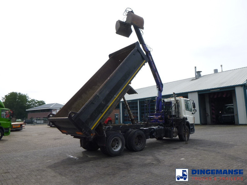DAF CF 75.310 6x4 RHD tipper + HMF 1144 K-1 + grapple - Xe cẩu tự hành: hình 4 DAF CF 75.310 6x4 RHD tipper + HMF 1144 K-1 + grapple - Xe cẩu tự hành: hình 4