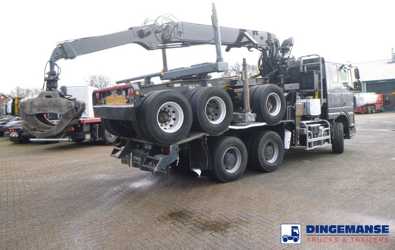 DAF XF 105.510 6x4 + Loglift F281S83 crane / timber truck + dolly - Xe cẩu tự hành: hình 4 DAF XF 105.510 6x4 + Loglift F281S83 crane / timber truck + dolly - Xe cẩu tự hành: hình 4