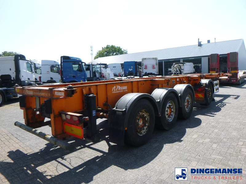 Dennison 4-axle container combi trailer (3 + 1 axles) 20-30-40-45 ft - Xe chở container/ Sơ mi rơ moóc hoán đổi thân: hình 4 Dennison 4-axle container combi trailer (3 + 1 axles) 20-30-40-45 ft - Xe chở container/ Sơ mi rơ moóc hoán đổi thân: hình 4