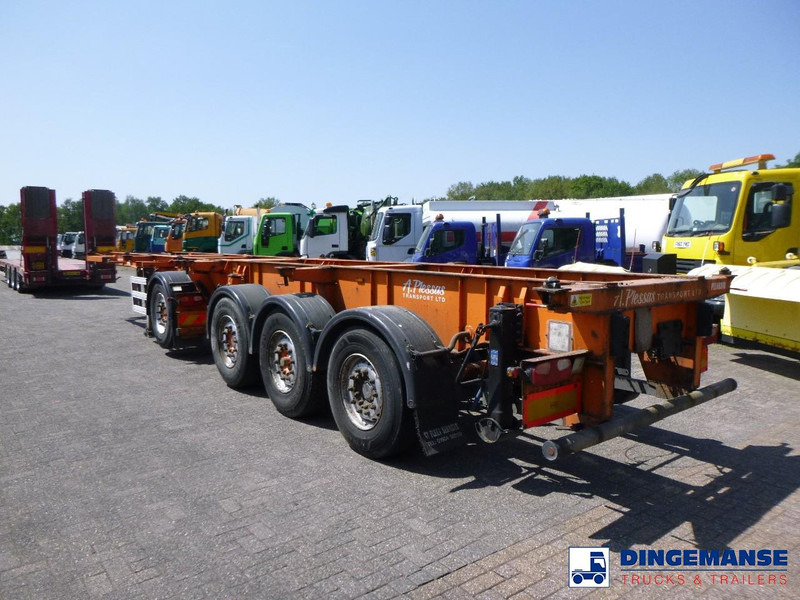 Dennison 4-axle container combi trailer (3 + 1 axles) 20-30-40-45 ft - Xe chở container/ Sơ mi rơ moóc hoán đổi thân: hình 3 Dennison 4-axle container combi trailer (3 + 1 axles) 20-30-40-45 ft - Xe chở container/ Sơ mi rơ moóc hoán đổi thân: hình 3