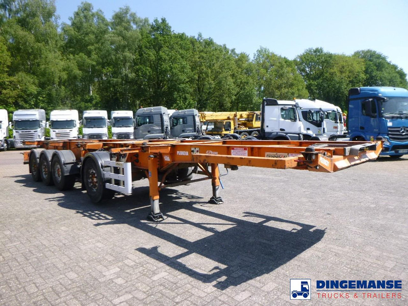 Dennison 4-axle container combi trailer (3 + 1 axles) 20-30-40-45 ft - Xe chở container/ Sơ mi rơ moóc hoán đổi thân: hình 2 Dennison 4-axle container combi trailer (3 + 1 axles) 20-30-40-45 ft - Xe chở container/ Sơ mi rơ moóc hoán đổi thân: hình 2