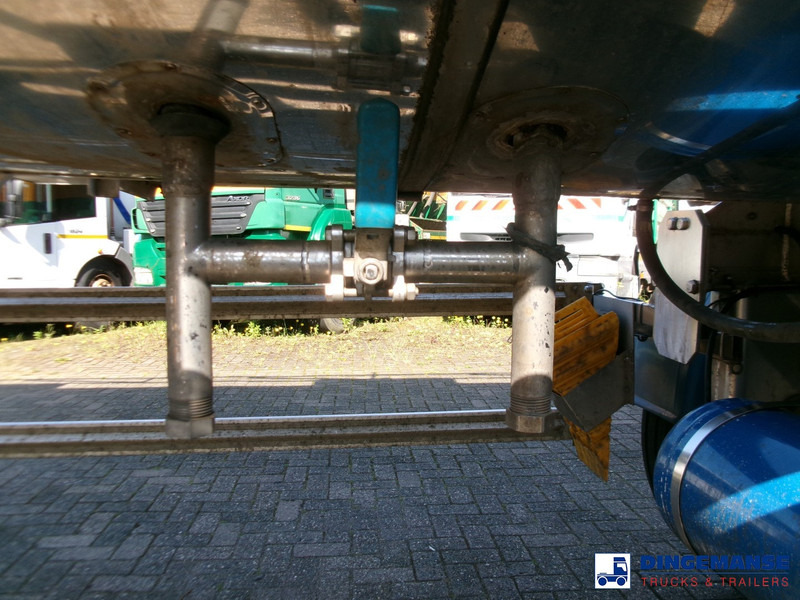 Sơ mi rơ moóc bồn Feldbinder Chemical tank (non-ADR) inox 30 m3 / 1 comp + pump: hình 6