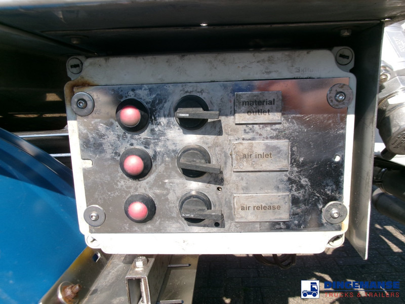 Sơ mi rơ moóc bồn Feldbinder Chemical tank (non-ADR) inox 30 m3 / 1 comp + pump: hình 13