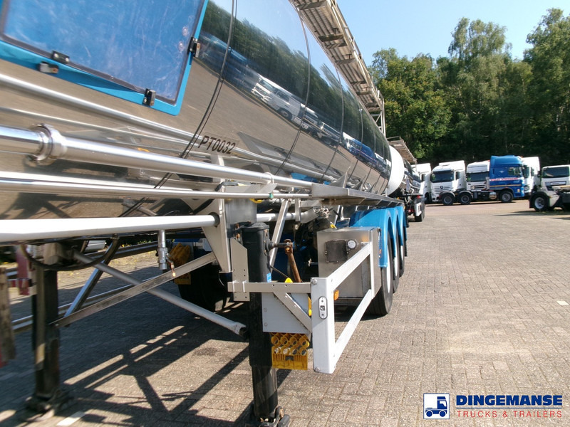 Sơ mi rơ moóc bồn Feldbinder Chemical tank (non-ADR) inox 30 m3 / 1 comp + pump: hình 9