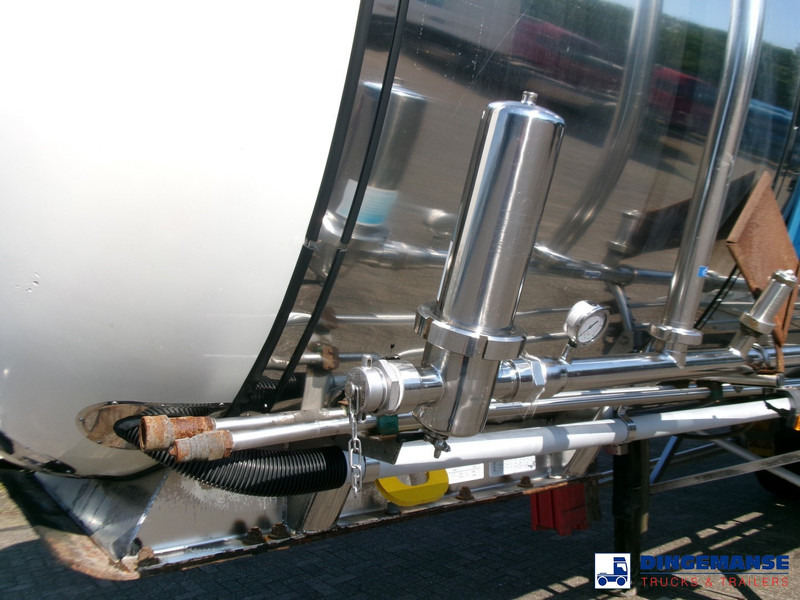 Sơ mi rơ moóc bồn Feldbinder Chemical tank (non-ADR) inox 30 m3 / 1 comp + pump: hình 8