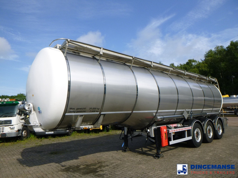 Fluid Chemical tank inox 37.5 m3 / 1 comp ADR 28-10-2025 - Sơ mi rơ moóc bồn: hình 1 Fluid Chemical tank inox 37.5 m3 / 1 comp ADR 28-10-2025 - Sơ mi rơ moóc bồn: hình 1