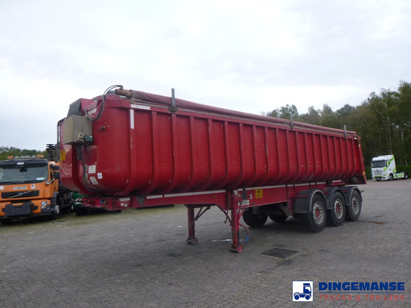 Fruehauf Tipper trailer alu 34.6 m3 + tarpaulin - Xe ben nhỏ: hình 1 Fruehauf Tipper trailer alu 34.6 m3 + tarpaulin - Xe ben nhỏ: hình 1