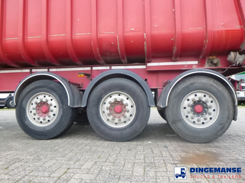 Interior photo 1: Xe ben nhỏ Fruehauf Tipper trailer alu 34.6 m3 + tarpaulin