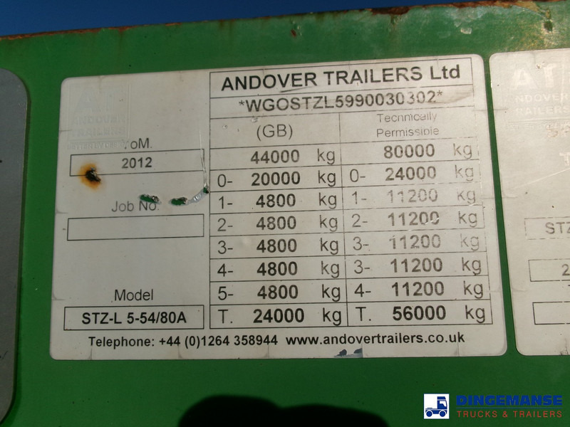 Sơ mi rơ moóc thùng thấp Goldhofer 5-axle semi-lowbed trailer 80 t ext.: hình 14