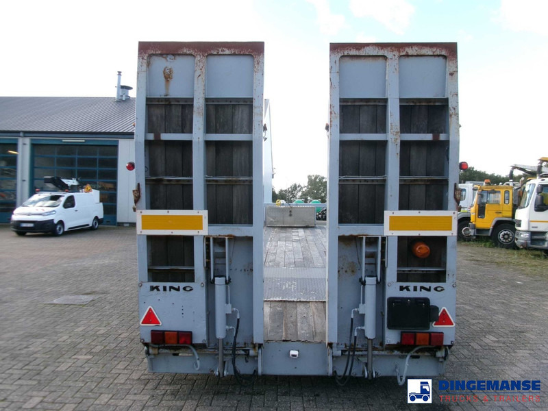 Rơ moóc thùng lửng/ Phẳng KING 2-axle platform drawbar trailer 14t + ramps: hình 6