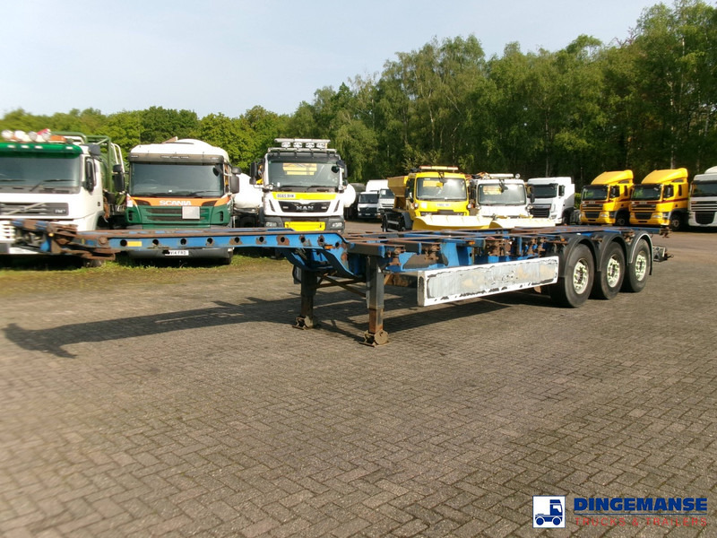 Krone 3-axle container trailer 20-30-40-45 ft SDC27 - Xe chở container/ Sơ mi rơ moóc hoán đổi thân: hình 1 Krone 3-axle container trailer 20-30-40-45 ft SDC27 - Xe chở container/ Sơ mi rơ moóc hoán đổi thân: hình 1