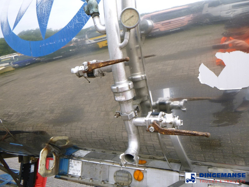 Sơ mi rơ moóc bồn MAISONNEUVE Chemical tank inox 26 m3 / 1 comp: hình 14