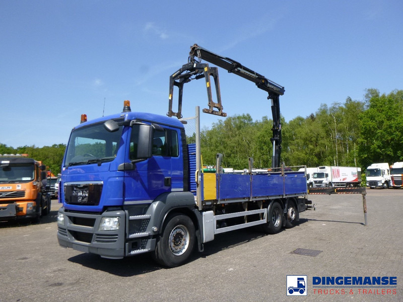 MAN TGS 26.360 6X2 RHD + HMF 1420-K2 + grapple - Xe cẩu tự hành: hình 1 MAN TGS 26.360 6X2 RHD + HMF 1420-K2 + grapple - Xe cẩu tự hành: hình 1