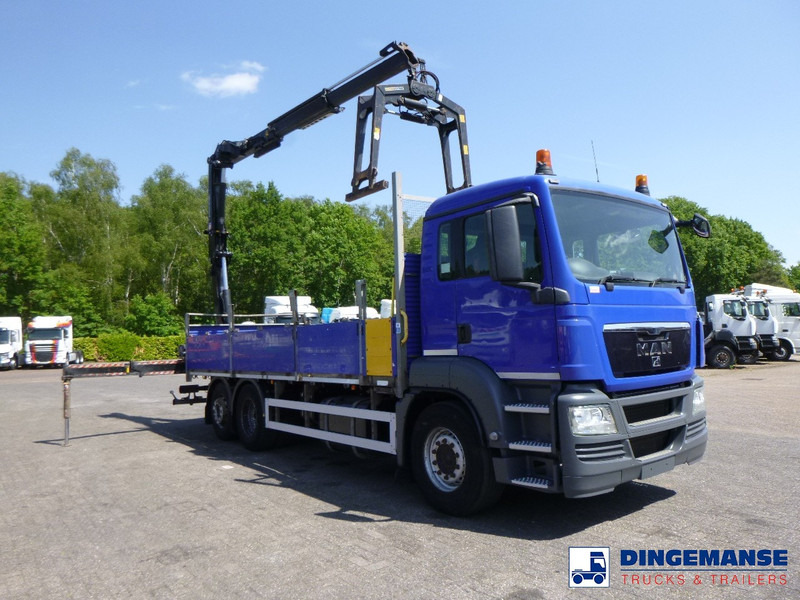 MAN TGS 26.360 6X2 RHD + HMF 1420-K2 + grapple - Xe cẩu tự hành: hình 2 MAN TGS 26.360 6X2 RHD + HMF 1420-K2 + grapple - Xe cẩu tự hành: hình 2
