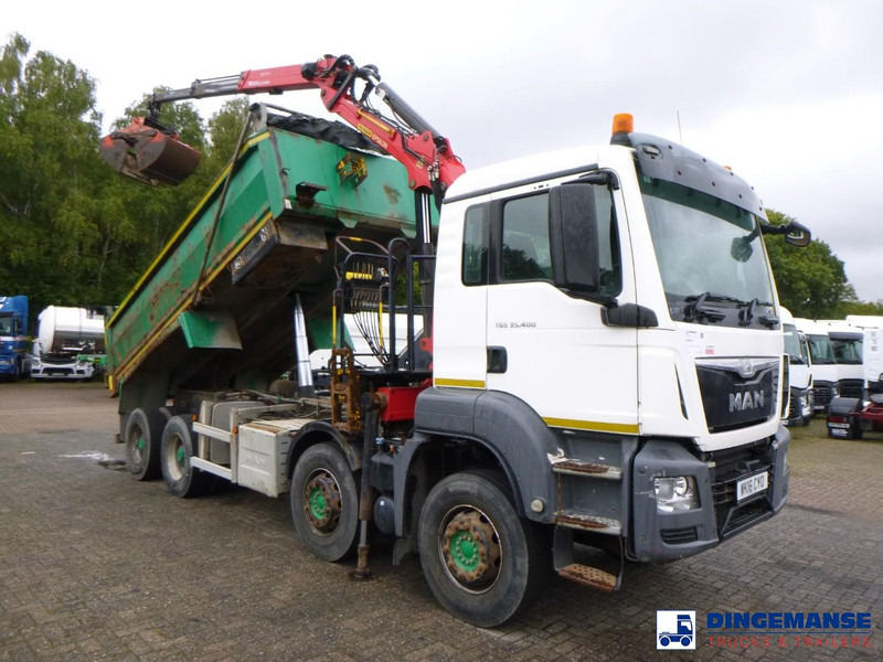 MAN TGS 35.400 8X4 RHD tipper + Palfinger Epsilon M125L - Xe cẩu tự hành: hình 2 MAN TGS 35.400 8X4 RHD tipper + Palfinger Epsilon M125L - Xe cẩu tự hành: hình 2