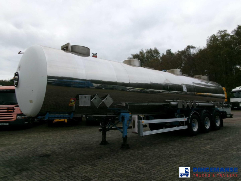 Magyar Chemical tank inox L4BH 33.5 m3 / 3 comp - Sơ mi rơ moóc bồn: hình 1 Magyar Chemical tank inox L4BH 33.5 m3 / 3 comp - Sơ mi rơ moóc bồn: hình 1