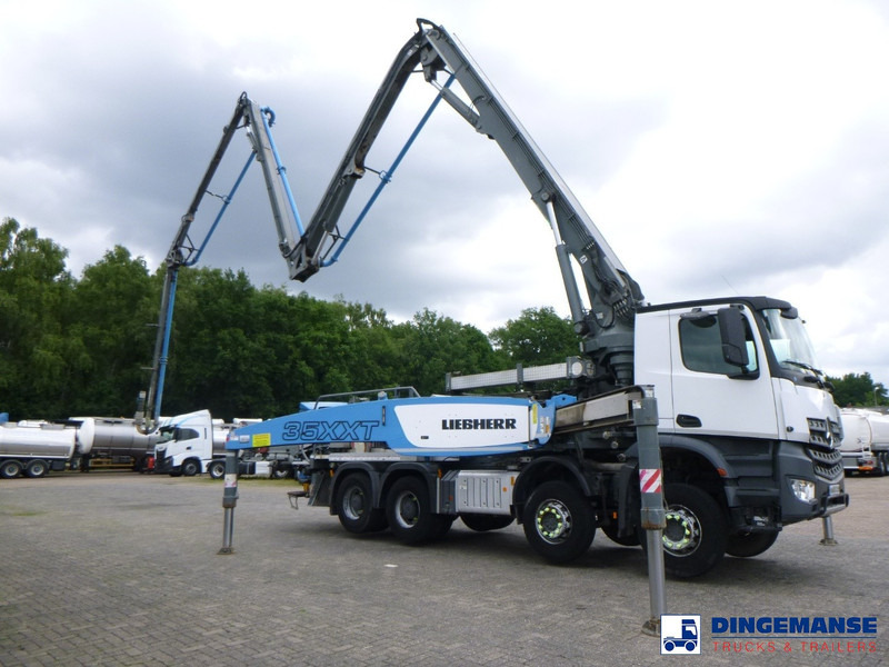 Xe bơm bê tông Mercedes-Benz Arocs 8x4 Liebherr 35 XXT concrete pump 35 m: hình 12