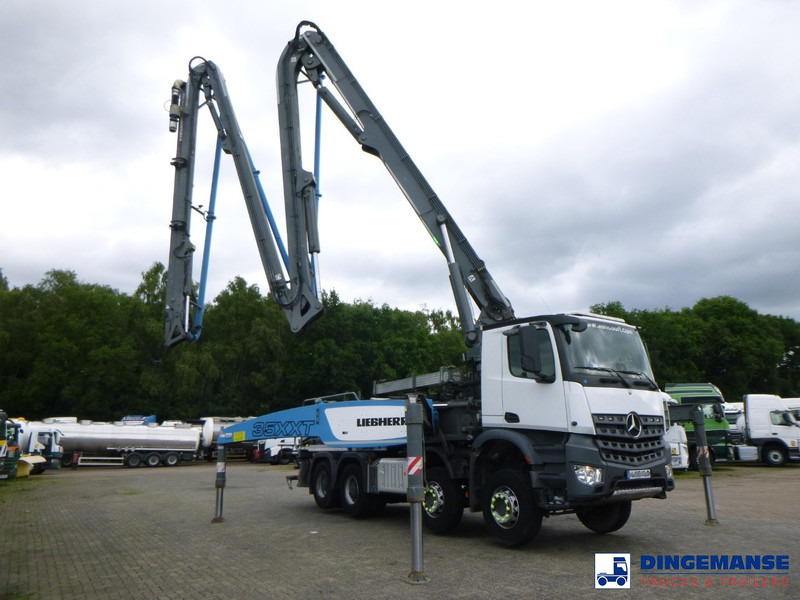 Xe bơm bê tông Mercedes-Benz Arocs 8x4 Liebherr 35 XXT concrete pump 35 m: hình 8
