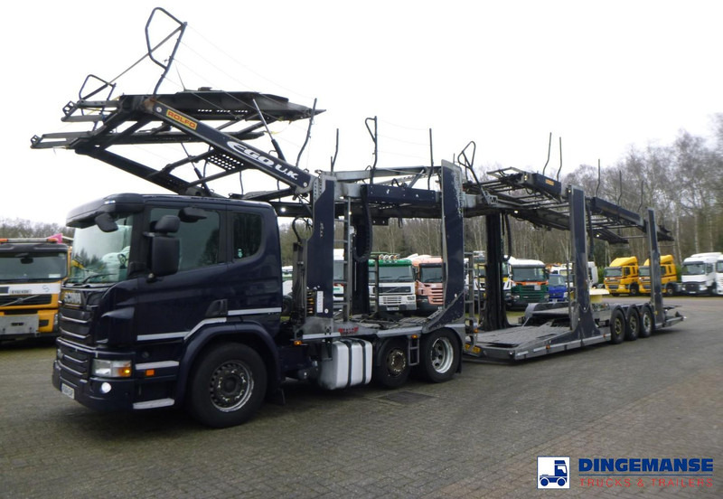 Scania P 410 6x2 RHD Rolfo car transporter - Xe tải chuyên chở tự động: hình 1 Scania P 410 6x2 RHD Rolfo car transporter - Xe tải chuyên chở tự động: hình 1