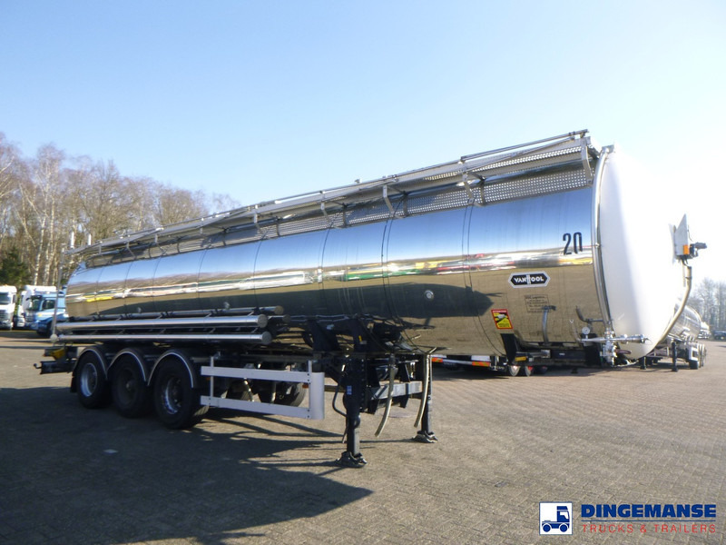 Van Hool Chemical tank inox 30 m3 / 3 comp - Sơ mi rơ moóc bồn: hình 2 Van Hool Chemical tank inox 30 m3 / 3 comp - Sơ mi rơ moóc bồn: hình 2