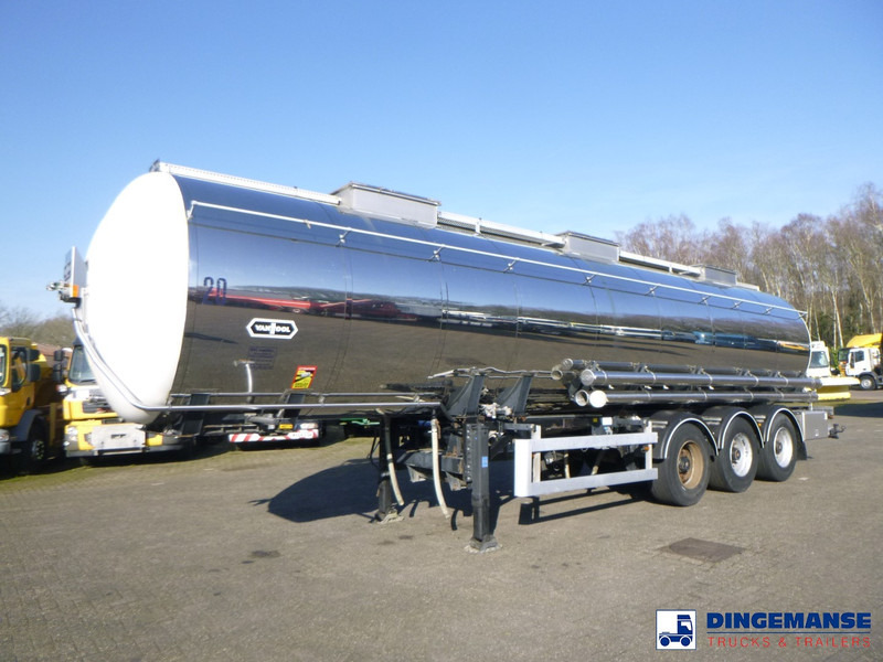 Van Hool Chemical tank inox 30 m3 / 3 comp - Sơ mi rơ moóc bồn: hình 1 Van Hool Chemical tank inox 30 m3 / 3 comp - Sơ mi rơ moóc bồn: hình 1
