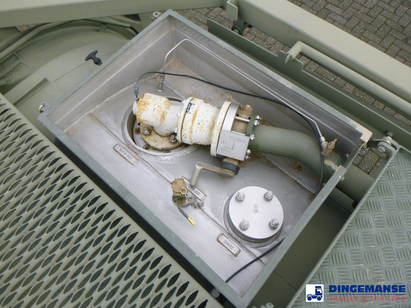 Bồn chứa WEW (Westerwälder Eisenwerk) Fuel (kerosene, diesel) tank container 20 ft. inox 10 m3 / 1 comp + pump: hình 17