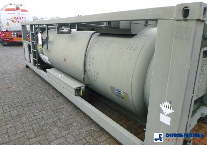 Bồn chứa WEW (Westerwälder Eisenwerk) Fuel (kerosene, diesel) tank container 20 ft. inox 10 m3 / 1 comp + pump: hình 6