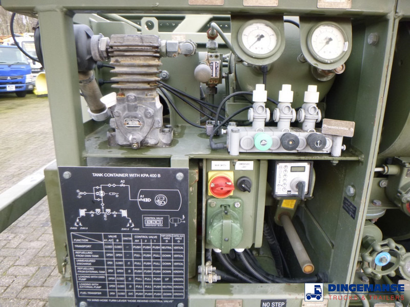 Bồn chứa WEW (Westerwälder Eisenwerk) Fuel (kerosene, diesel) tank container 20 ft. inox 10 m3 / 1 comp + pump: hình 11