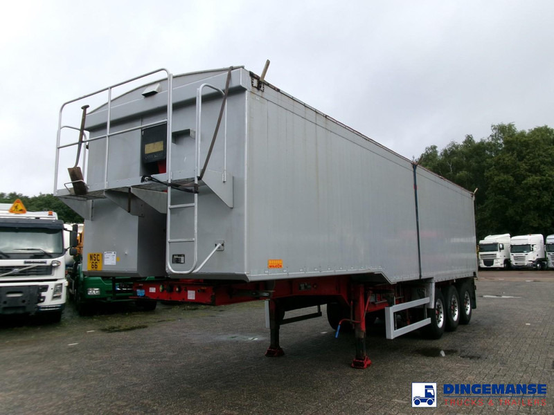 WILCOX Tipper trailer alu 55 m3 + tarpaulin - Sơ mi rơ moóc ben: hình 1 WILCOX Tipper trailer alu 55 m3 + tarpaulin - Sơ mi rơ moóc ben: hình 1