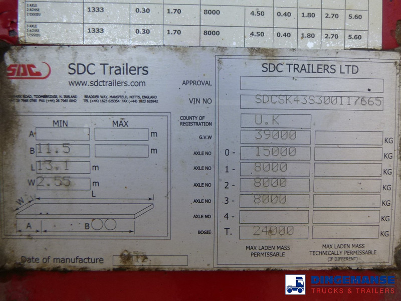 Xe đầu kéo SDC Log trailer 39 t: hình 14