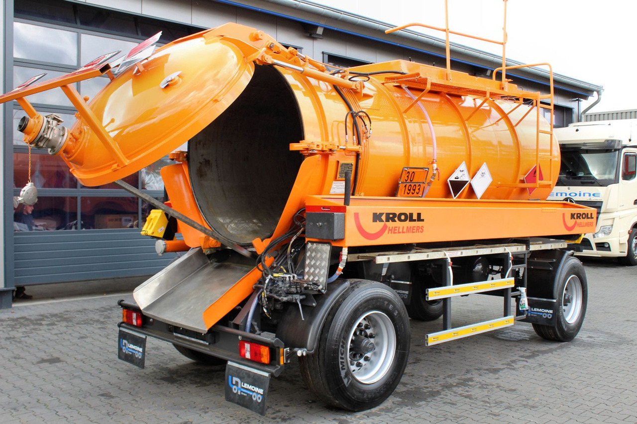 Kutschke 10m³ Kipper Saug u.Druck INOX +ADR/GGVS - Rơ moóc bồn: hình 4 Kutschke 10m³ Kipper Saug u.Druck INOX +ADR/GGVS - Rơ moóc bồn: hình 4