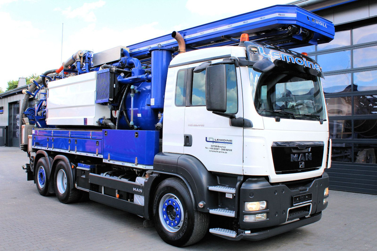 MAN TGS 28.440 6x2 Kroll 14,5m³ W-Rückgewinner KOMBI - Xe tải chân không: hình 2 MAN TGS 28.440 6x2 Kroll 14,5m³ W-Rückgewinner KOMBI - Xe tải chân không: hình 2