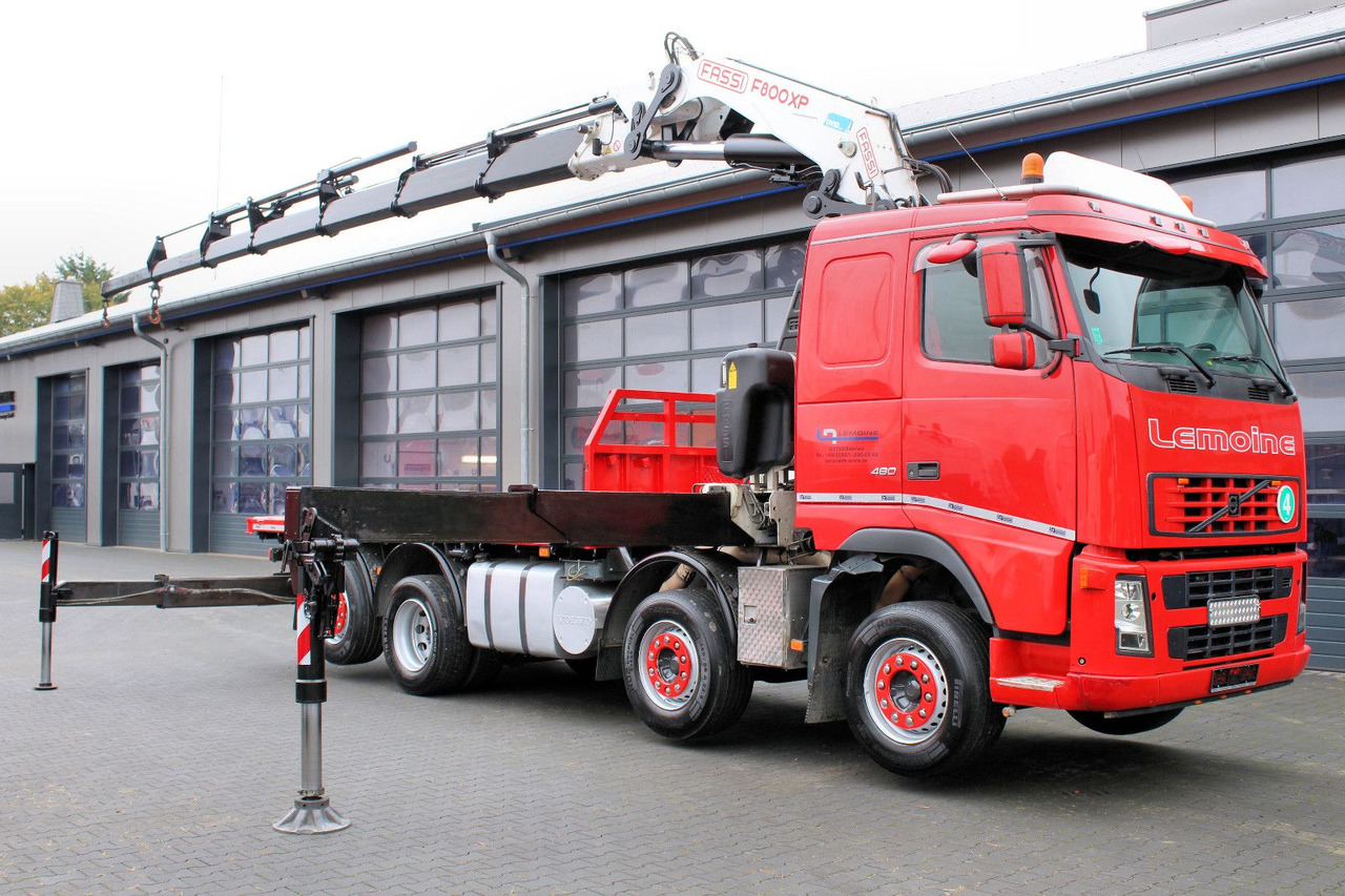 Volvo FM 480 8x2 Pritsche + FASSI F800XP Kran 6x - Xe tải thùng lửng/ Phẳng, Xe cẩu tự hành: hình 2 Volvo FM 480 8x2 Pritsche + FASSI F800XP Kran 6x - Xe tải thùng lửng/ Phẳng, Xe cẩu tự hành: hình 2