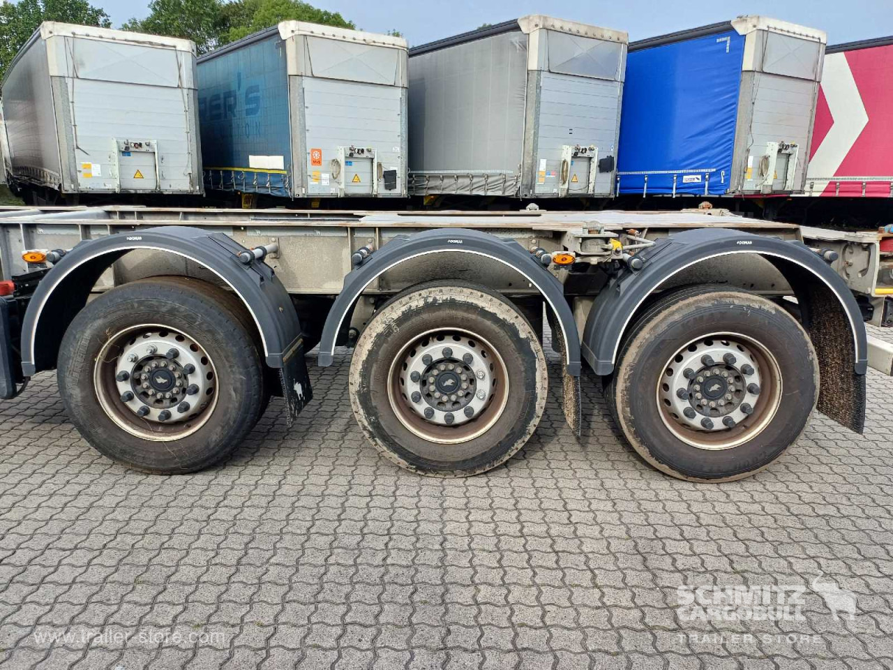 SCHMITZ Auflieger Containerfahrgestell Standard - Xe chở container/ Sơ mi rơ moóc hoán đổi thân: hình 4 SCHMITZ Auflieger Containerfahrgestell Standard - Xe chở container/ Sơ mi rơ moóc hoán đổi thân: hình 4
