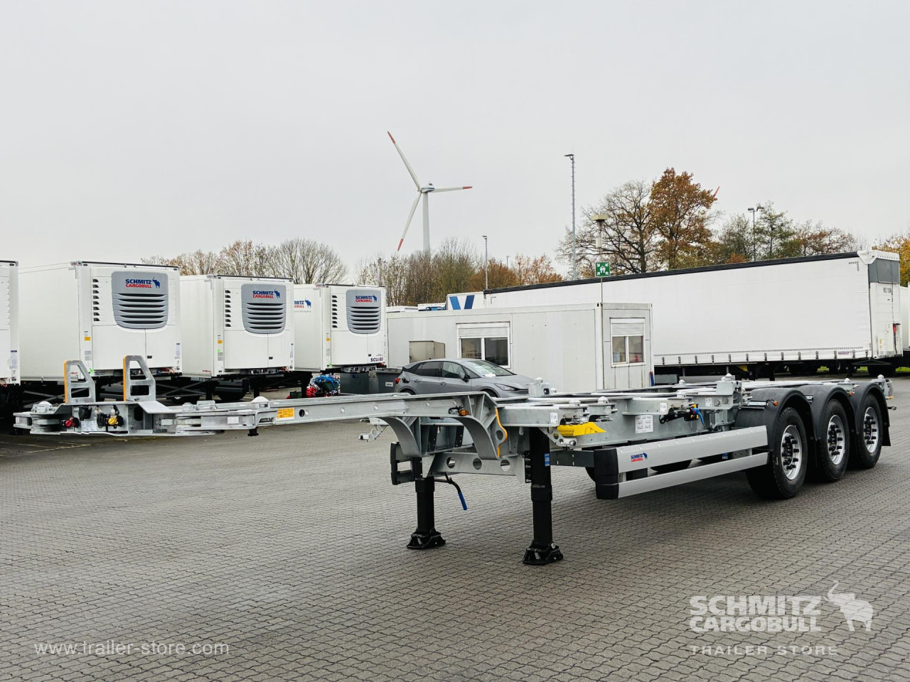 SCHMITZ Auflieger Containerfahrgestell Standard - Xe chở container/ Sơ mi rơ moóc hoán đổi thân: hình 1 SCHMITZ Auflieger Containerfahrgestell Standard - Xe chở container/ Sơ mi rơ moóc hoán đổi thân: hình 1