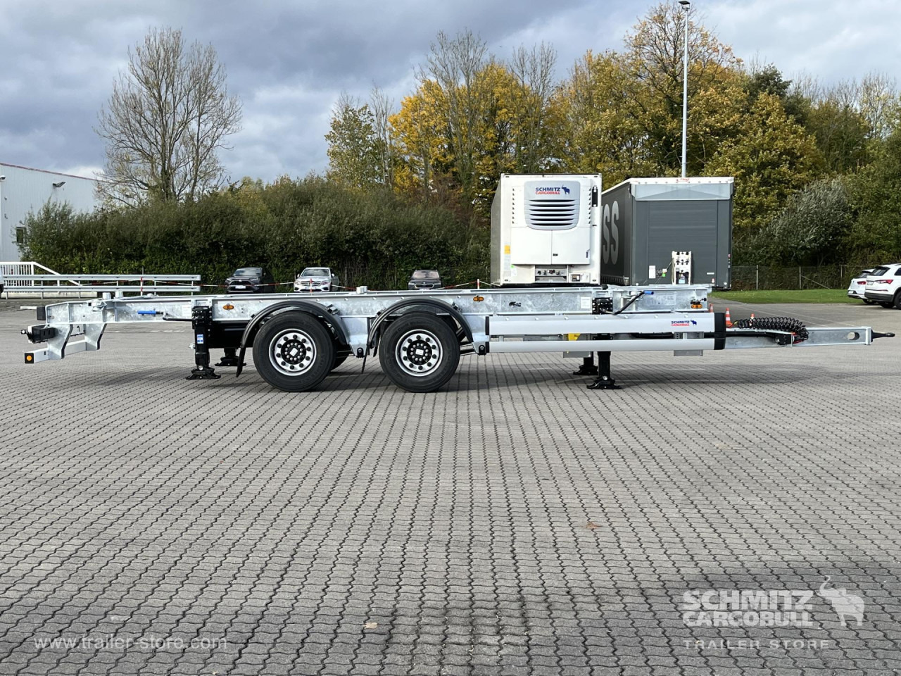 SCHMITZ Zentralachsanhänger Wechselfahrgestell - Xe chở container/ Rơ moóc hoán đổi thân: hình 2 SCHMITZ Zentralachsanhänger Wechselfahrgestell - Xe chở container/ Rơ moóc hoán đổi thân: hình 2